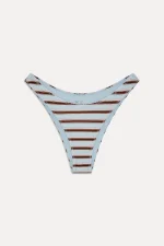 Dove Striped Bikini Bottom